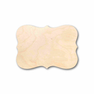 Unfinished Wood Fancy Award Craft Plaque Silhouette - Craft- up to 46" DIY