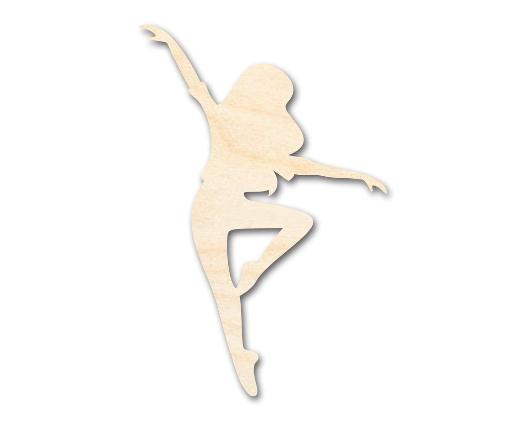 Unfinished Wood Dancer Shape - Dance Craft - up to 36