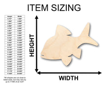 Load image into Gallery viewer, Unfinished Wood Fish Shape - Craft - up to 36&quot; DIY

