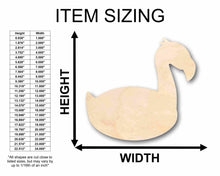 Load image into Gallery viewer, Unfinished Wood Flamingo Silhouette - Craft- up to 24&quot; DIY
