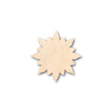 Load image into Gallery viewer, Unfinished Wood Flower Floral Starburst Shape - Craft - up to 36&quot; DIY
