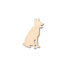Load image into Gallery viewer, Unfinished Wood German Shepard Dog Shape - Craft - up to 36&quot; DIY
