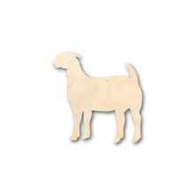 Load image into Gallery viewer, Unfinished Wood Goat Boer Farm Animal Shape - Craft - up to 36&quot; DIY
