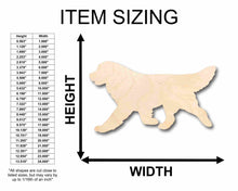 Load image into Gallery viewer, Unfinished Wood Golden Retriever Dog Silhouette - Craft- up to 24&quot; DIY
