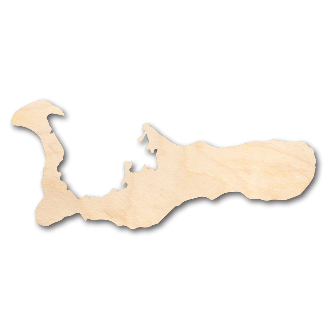 Unfinished Wood Grand Cayman Islands Shape - Craft - up to 36