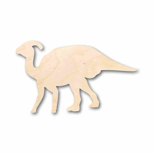 Unfinished Wood Hadrosaurid Duck Bill Dinosaur Silhouette - Craft- up to 24" DIY