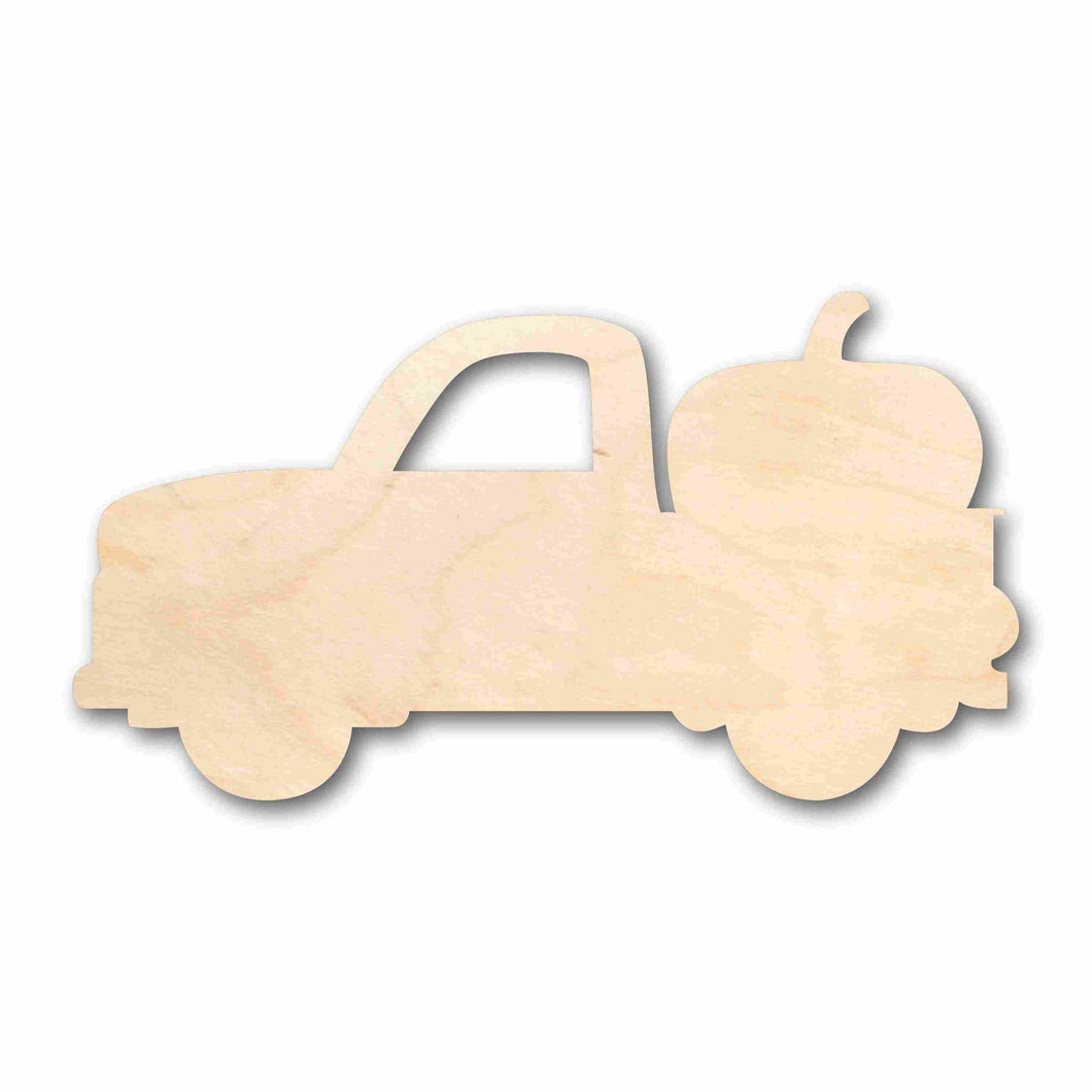 Unfinished Wood Halloween Tree Car Truck Silhouette - Craft- up to 24