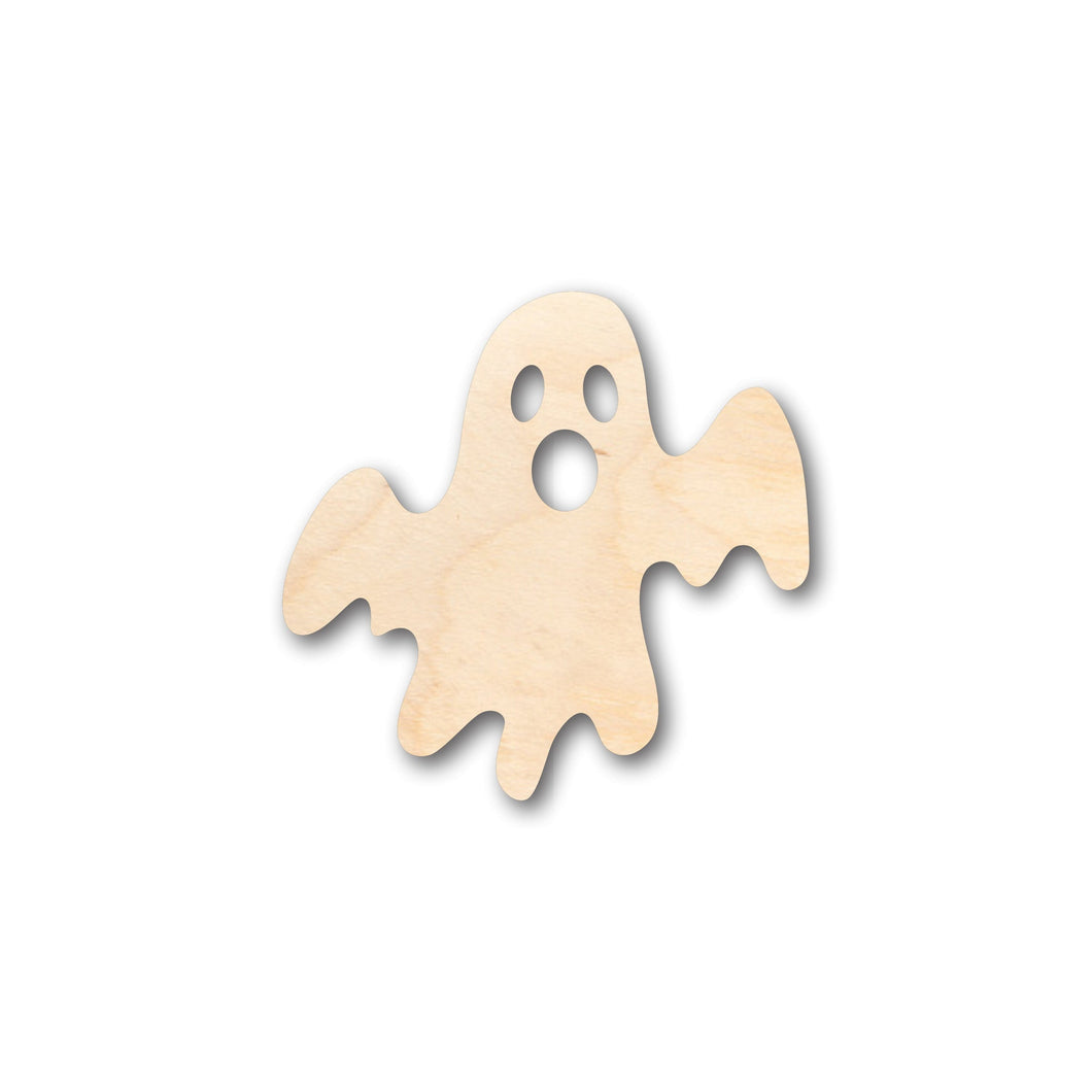 Unfinished Wood Halloween Ghost Shape - Craft - up to 36