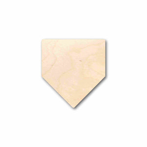 Unfinished Wood Home Plate Baseball Softball Diamond Base Silhouette - Craft- up to 24" DIY