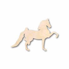 Load image into Gallery viewer, Unfinished Wood Horse Parade Silhouette - Craft- up to 24&quot; DIY
