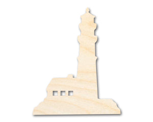 Unfinished Wood Lighthouse Silhouette - Craft - up to 36" DIY