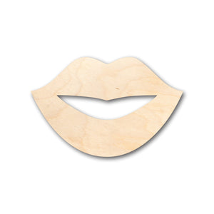 Unfinished Wood Lips Shape - Craft - up to 36" DIY