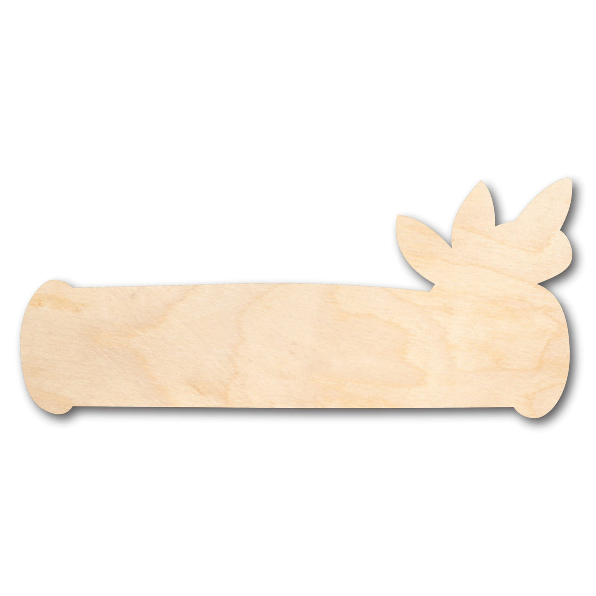 Unfinished Wood Log Sign Shape - Craft - up to 36