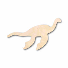 Load image into Gallery viewer, Unfinished Wood Marine Dinosaur Silhouette - Craft- up to 24&quot; DIY

