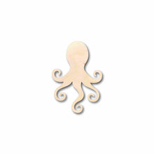 Load image into Gallery viewer, Unfinished Wood Octopus Silhouette - Craft- up to 24&quot; DIY
