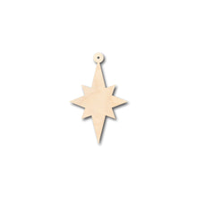 Load image into Gallery viewer, Unfinished Wood Christmas Star Ornament Shape - Craft - up to 36&quot; DIY
