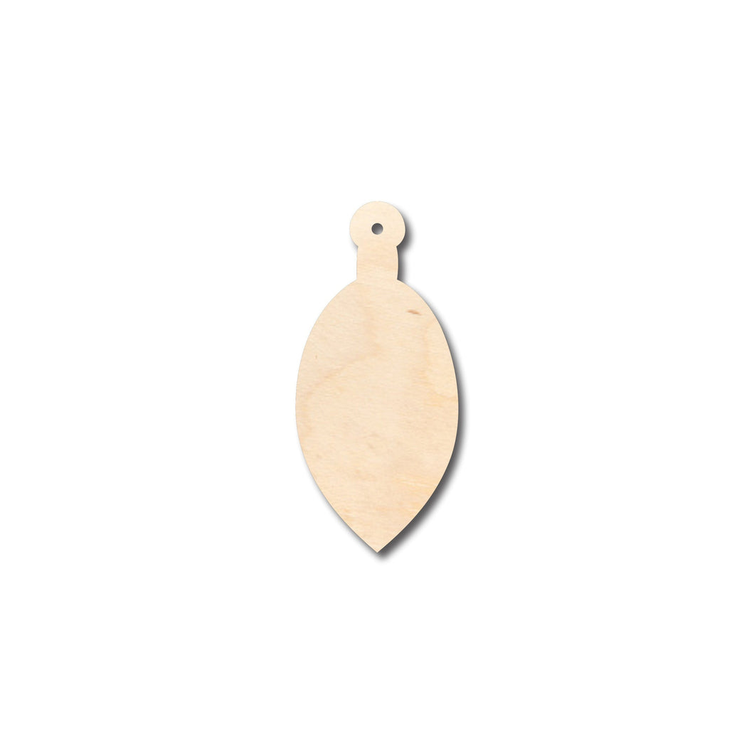 Unfinished Wood Christmas Ornament Egg Shape - Craft - up to 36