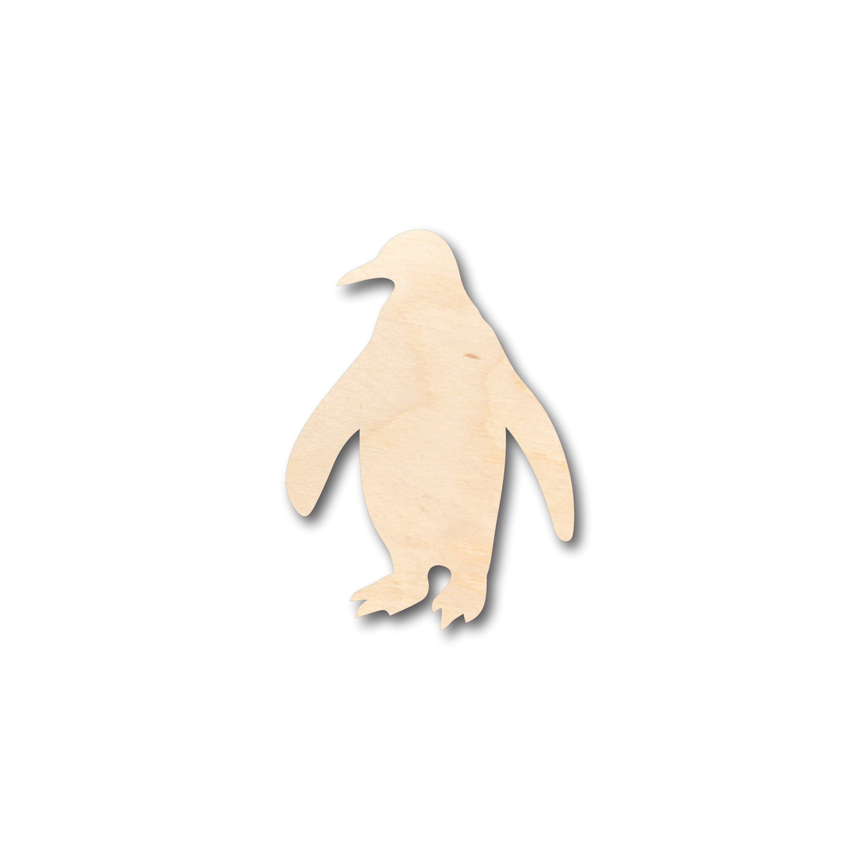Unfinished Wood Penguin Shape - Craft - up to 36