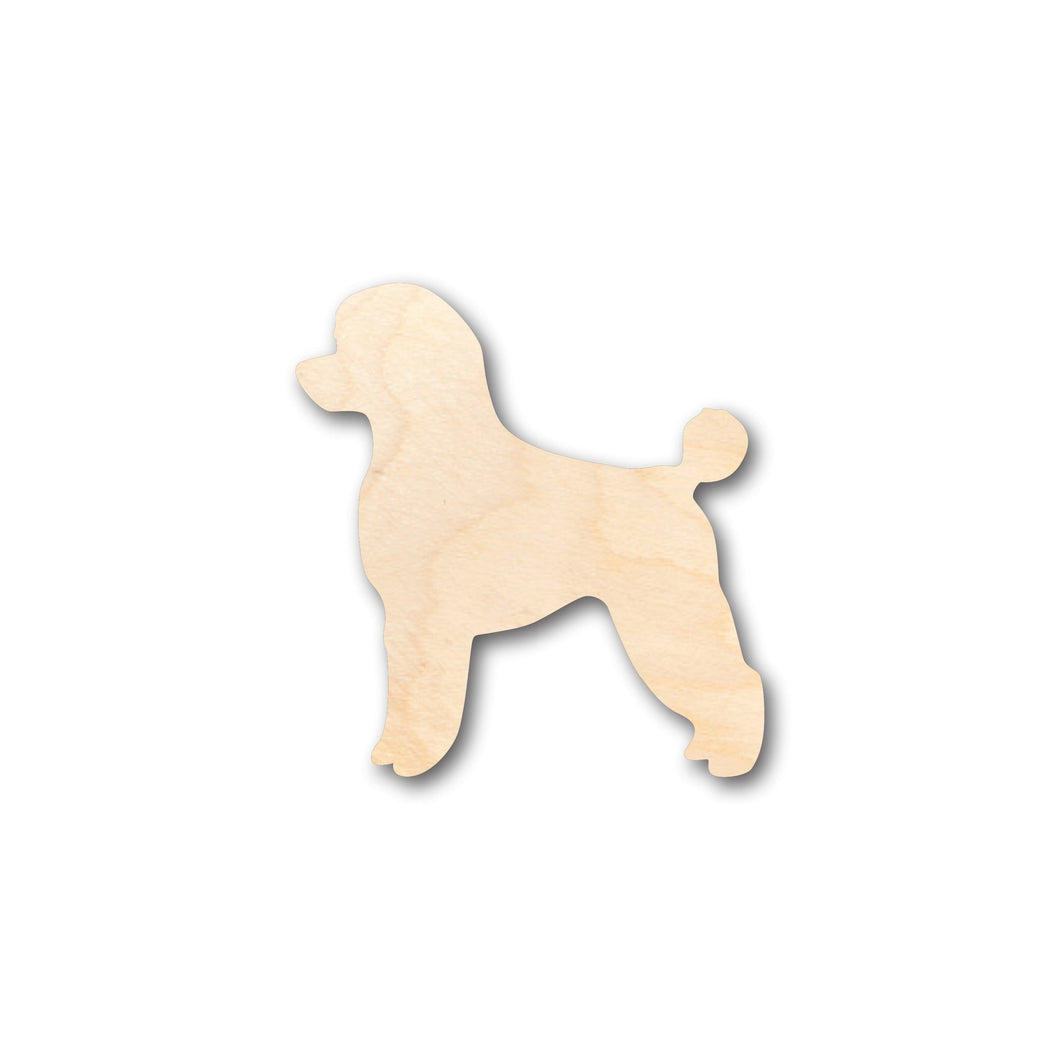 Unfinished Wood Poddle Dog Shape - Craft - up to 36