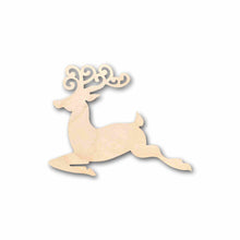 Load image into Gallery viewer, Unfinished Wood Reindeer Silhouette - Craft- up to 24&quot; DIY
