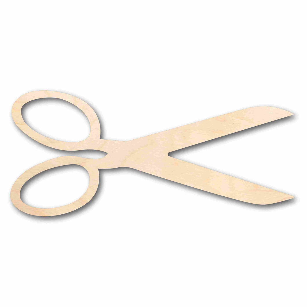 Unfinished Wood Scissors Silhouette - Craft- up to 24
