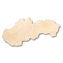 Load image into Gallery viewer, Unfinished Wood Slovakia Country Shape - Craft - up to 36&quot; DIY
