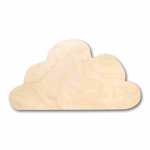 Unfinished Wood Storm Cloud Silhouette - Craft- up to 24" DIY
