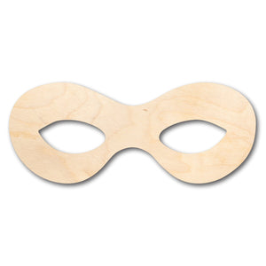 Unfinished Wood Super Hero Mask Shape - Craft - up to 36" DIY