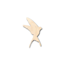 Load image into Gallery viewer, Unfinished Wood Swallow Shape - Craft - up to 36&quot; DIY
