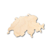 Load image into Gallery viewer, Unfinished Wood Switzerland Country Shape - Craft - up to 36&quot; DIY
