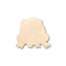 Load image into Gallery viewer, Unfinished Wood Toad Silhouette - Craft- up to 24&quot; DIY
