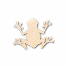 Load image into Gallery viewer, Unfinished Wood Tree Frog Silhouette - Craft- up to 24&quot; DIY
