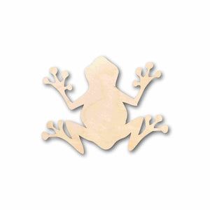 Unfinished Wood Tree Frog Silhouette - Craft- up to 24" DIY