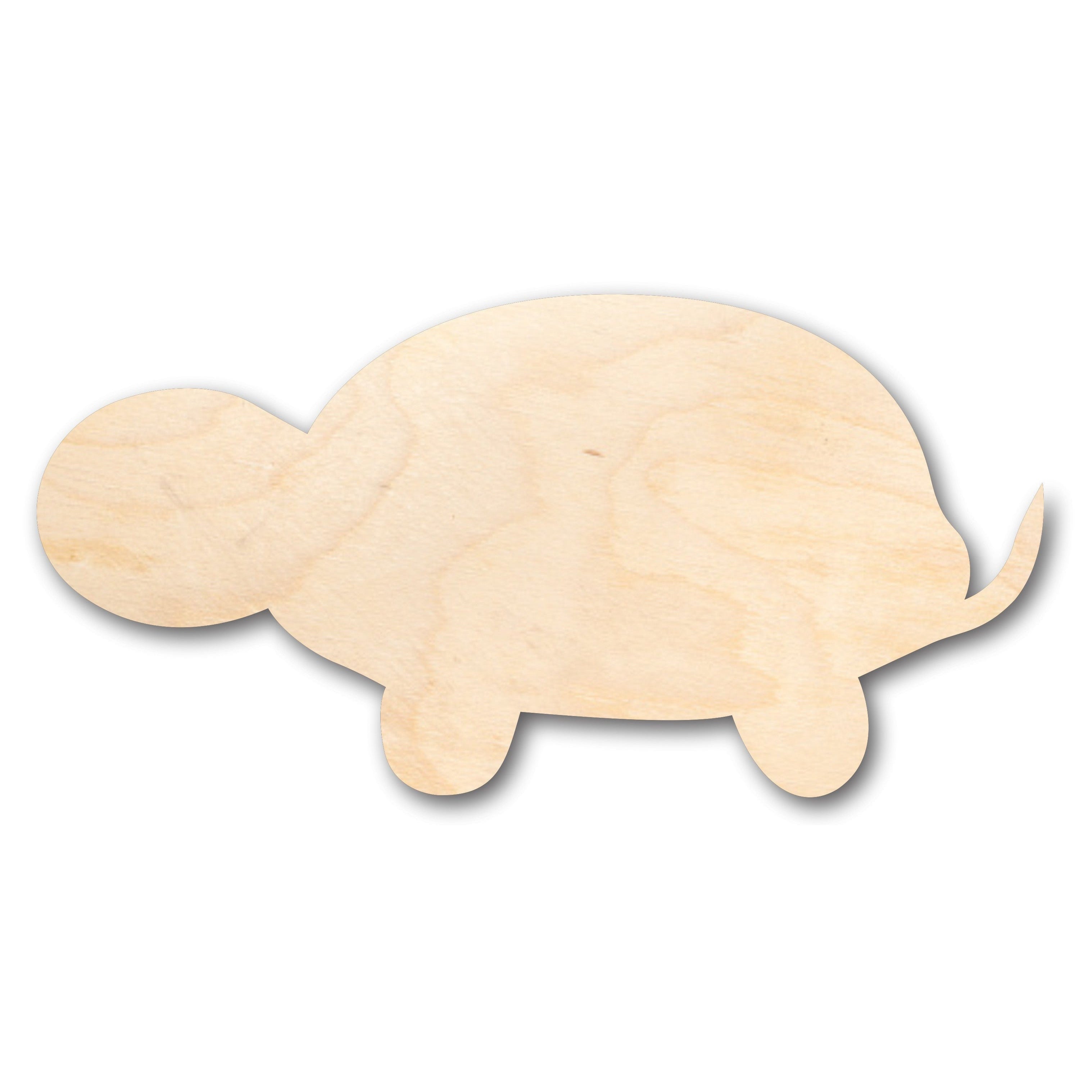 Unfinished Wood Cute Turtle Shape - Craft - up to 36