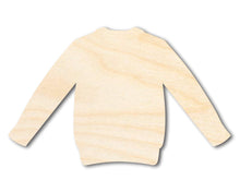 Load image into Gallery viewer, Unfinished Wood Sweater Shape - Clothing Craft - up to 36&quot; DIY
