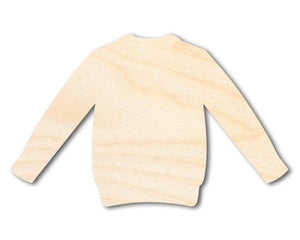 Unfinished Wood Sweater Shape - Clothing Craft - up to 36" DIY