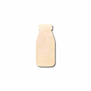 Unfinished Wood Vintage Milk Bottle Silhouette - Craft- up to 24" DIY