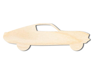 Unfinished Wood Muscle Car Shape - Car Craft - up to 36" DIY
