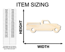 Load image into Gallery viewer, Unfinished Wood Vintage Pickup Truck Shape - Vehicle Truck Craft - up to 36&quot; DIY
