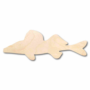 Unfinished Wood Walleye Fish Silhouette - Craft- up to 24" DIY