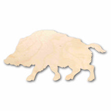 Load image into Gallery viewer, Unfinished Wood Warthog Wild Pig Silhouette - Craft- up to 24&quot; DIY
