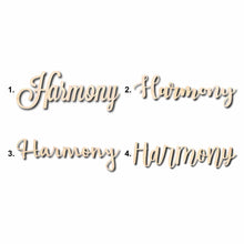 Load image into Gallery viewer, Harmony Sign Unfinished Wood Cutout Home Decor DIY

