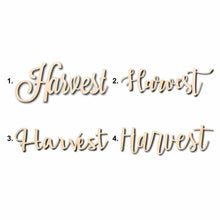 Load image into Gallery viewer, Harvest Sign Unfinished Wood Cutout Home Decor DIY
