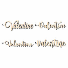 Load image into Gallery viewer, Valentine Sign Unfinished Wood Cutout Home Decor DIY
