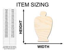 Load image into Gallery viewer, Unfinished Wood Apothecary Perfume Bottle Shape - Craft - up to 36&quot;
