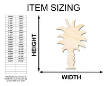 Load image into Gallery viewer, Unfinished Wood Crafty Palm Tree Shape - Craft - up to 36&quot;
