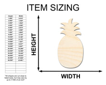Load image into Gallery viewer, Unfinished Wood Crafty Pineapple Shape - Craft - up to 36&quot;
