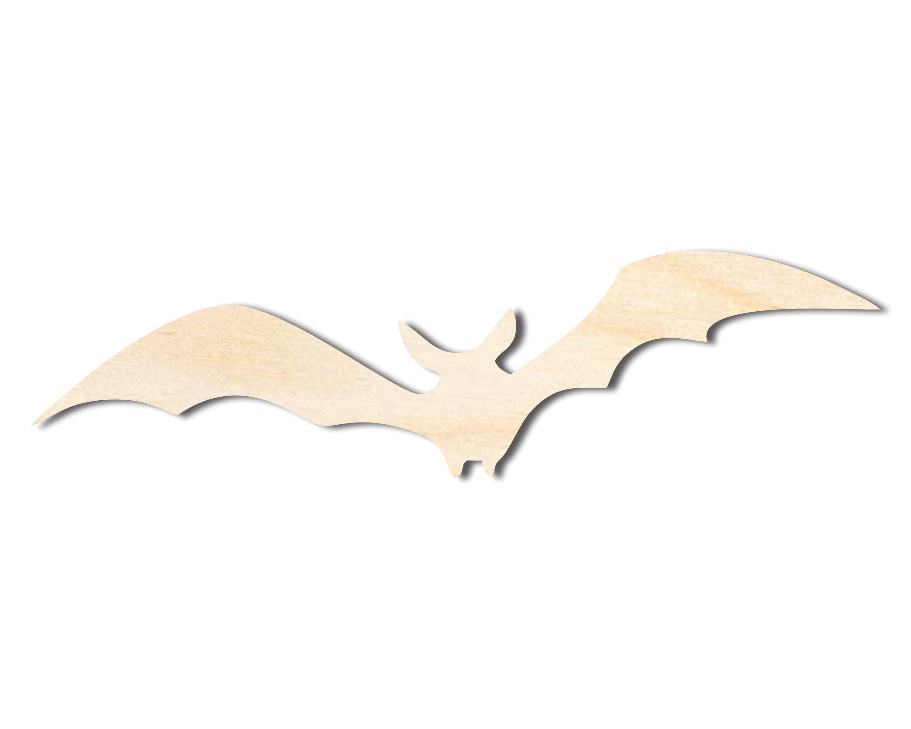 Unfinished Wood Halloween Bat Shape - Craft - up to 36