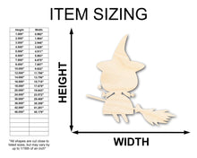 Load image into Gallery viewer, Unfinished Wood Good Witch Shape - Craft - up to 36&quot;
