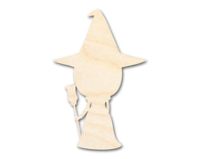 Load image into Gallery viewer, Unfinished Wood Cute Witch Shape - Craft - up to 36&quot;
